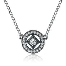 925 Sterling Silver Classic Vintage Allure Necklace