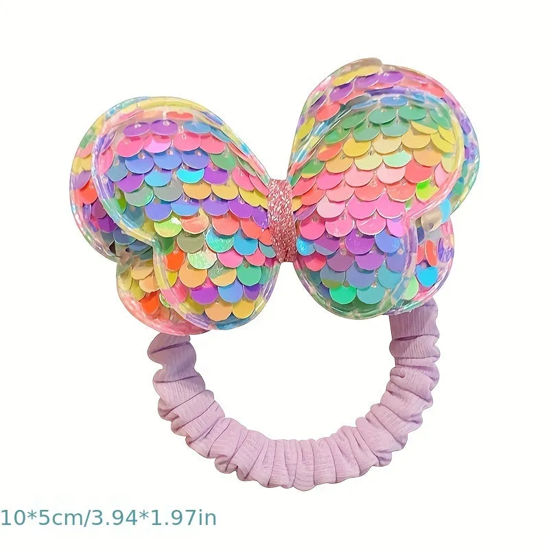 Butterfly Hair Tie Perfect Princess Ponytail Bands for Girls