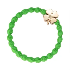 By Eloise Bangle Band Gold Clover Apple Green