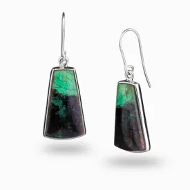 Chrysocolla Cuprite Drop Earrings