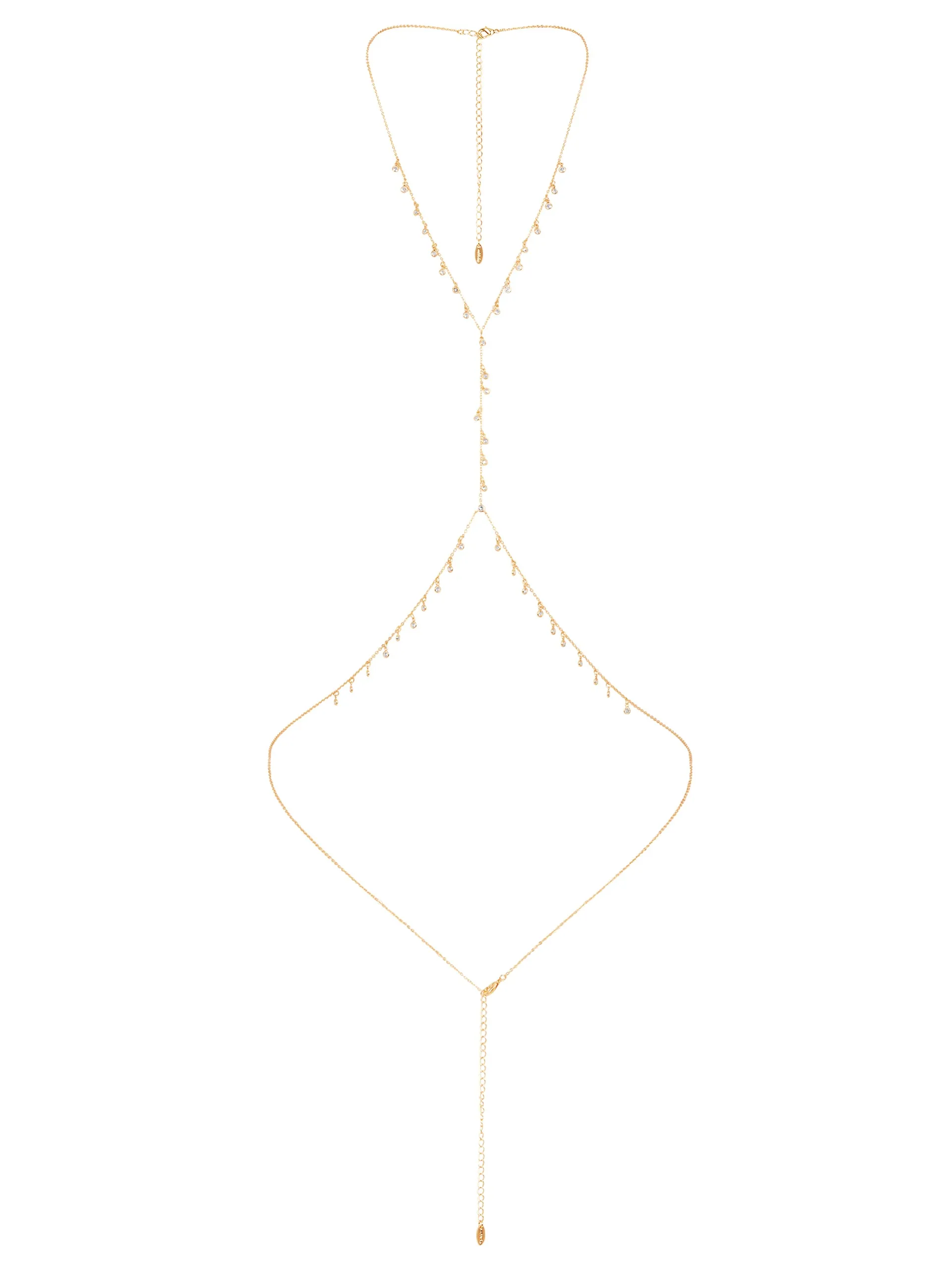 Crystal Fringe Body Chain