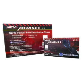 Diamond Gloves®, Metal Advance Black Nitrile Gloves, Medium (Case)