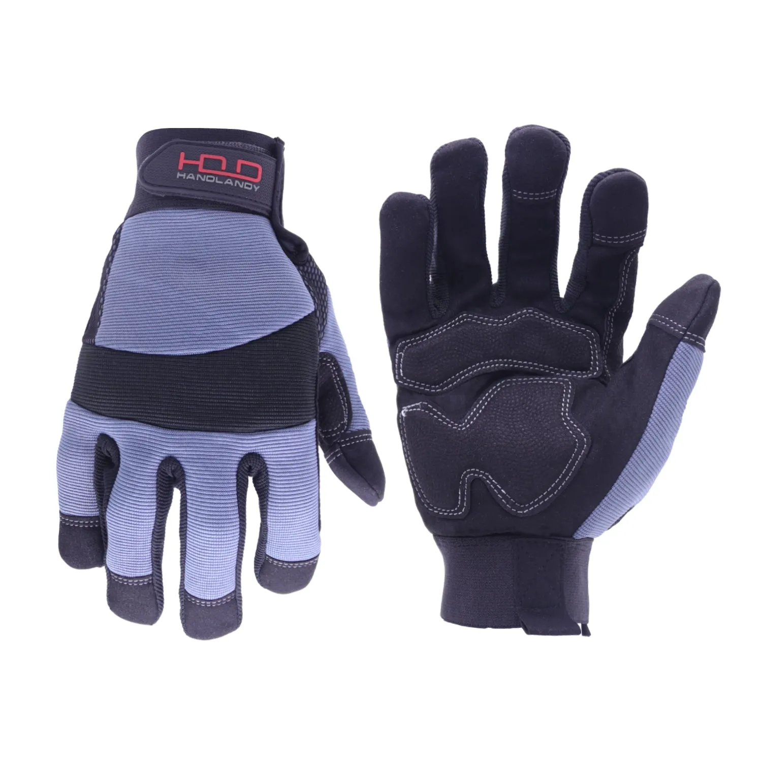 Handlandy Grey Safety Work Gloves Anti Vibration 5805GR