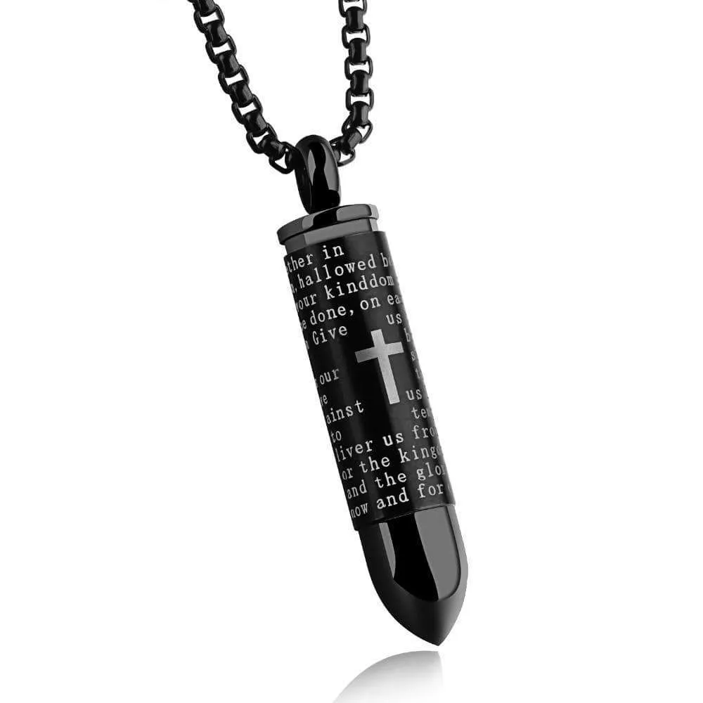 Men's Christian Necklace <br> Bullet Necklace