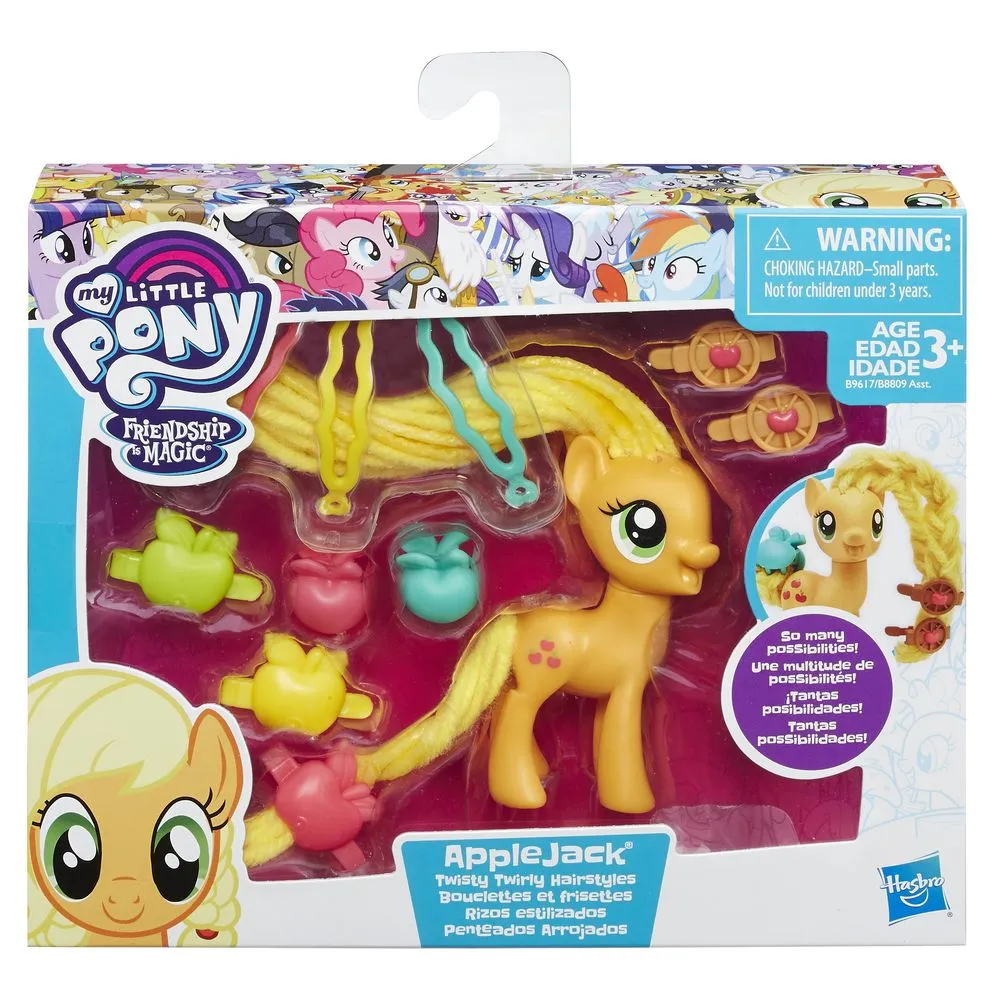 My Little Pony Twisty Twirly Hairstyles Pony Applejack