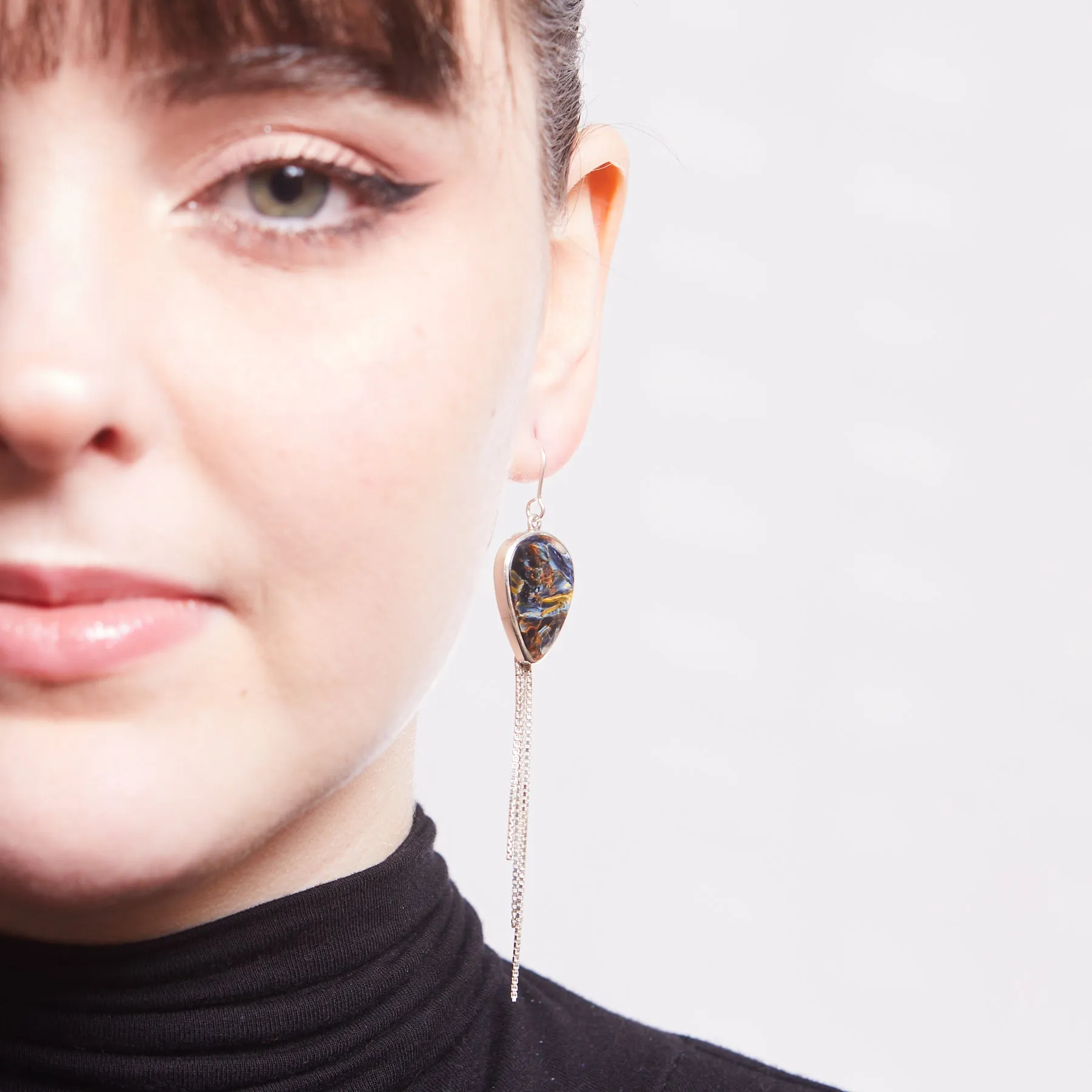 Pietersite Drop Earrings