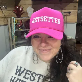 Pink Jetsetter Trucker Hat