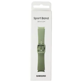 Samsung (20mm, S/M) Sport Band for Samsung Galaxy Watch4 - Olive Green