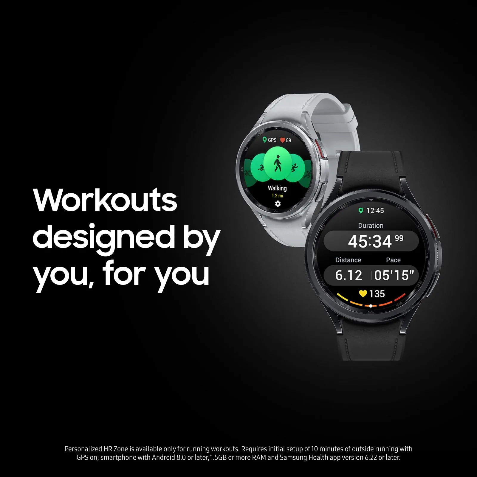 SAMSUNG Galaxy Watch 6  Free SmartTag2 40mm Bluetooth w/Fitness Tracker, Personalized HR Zones, Advanced Sleep Coaching, Heart Monitor, BIA Sensor, US Version, Graphite