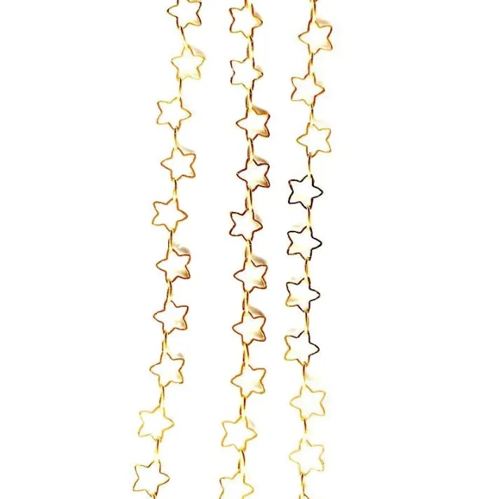 Star Chain for Jewelry Making, Gold Silver Chains Findings, Stars Body Chains Crafts Accessories Wholesale Star Link Chain Bracelet Necklace