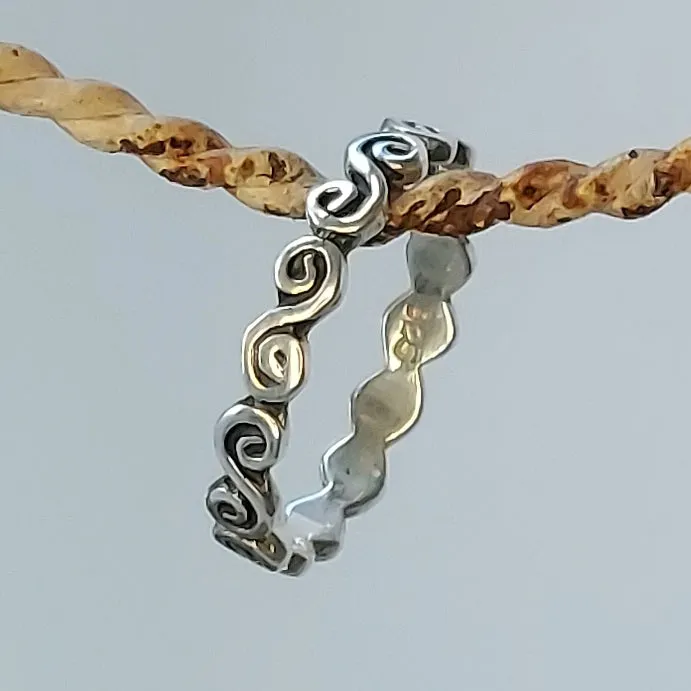 Swirly - Sterling Silver