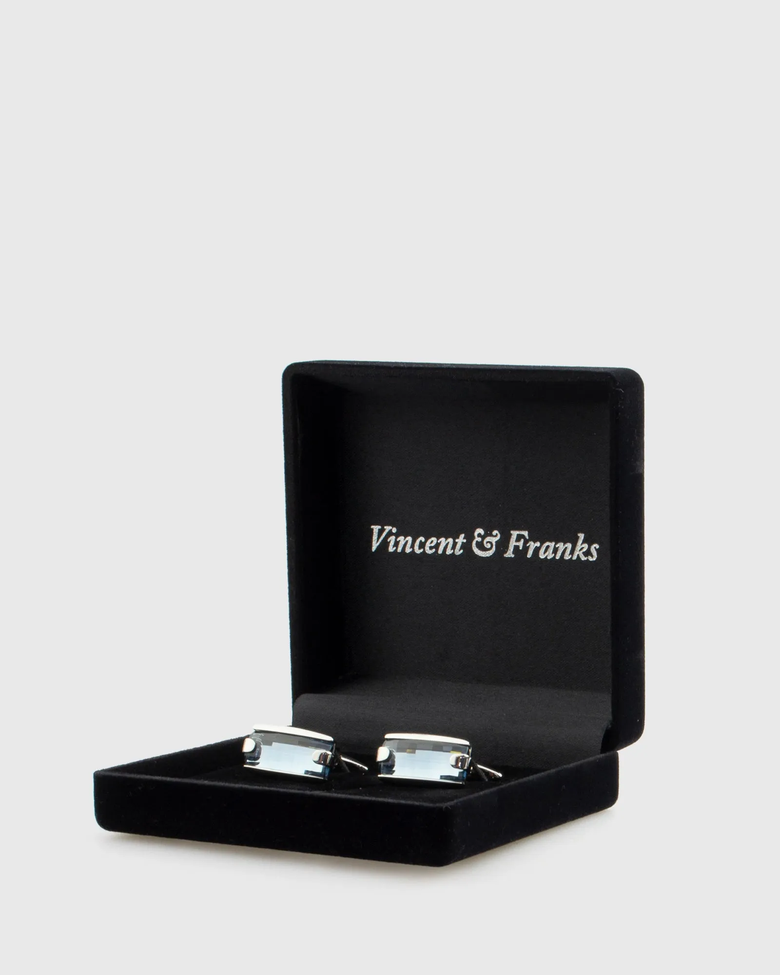 VINCENT & FRANKS VF28595D STAINLESS STEEL CUFFLINKS